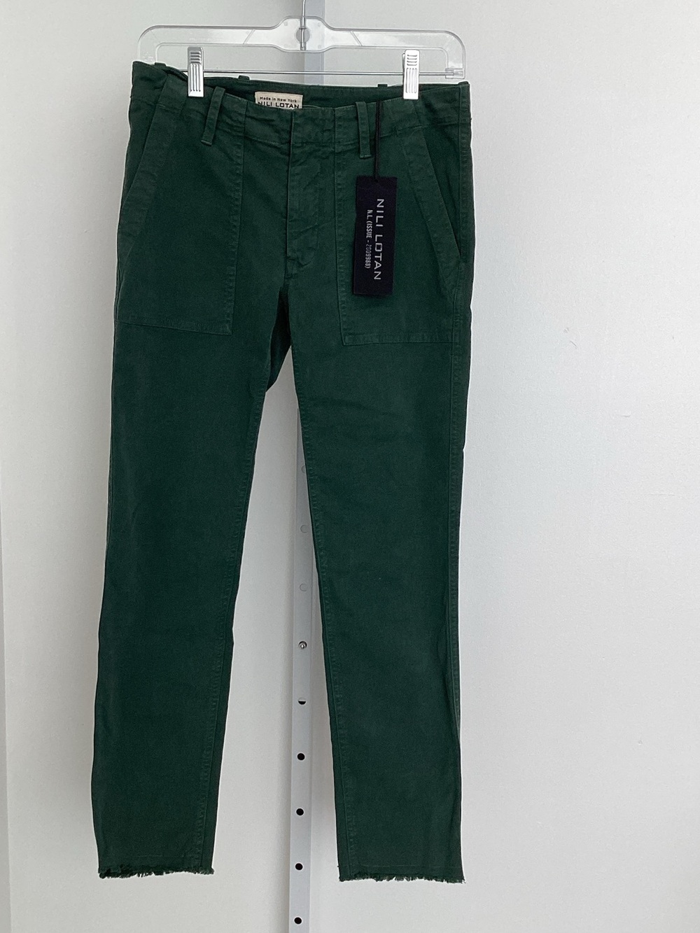 Nili Lotan Dark Green Corduroy Pants